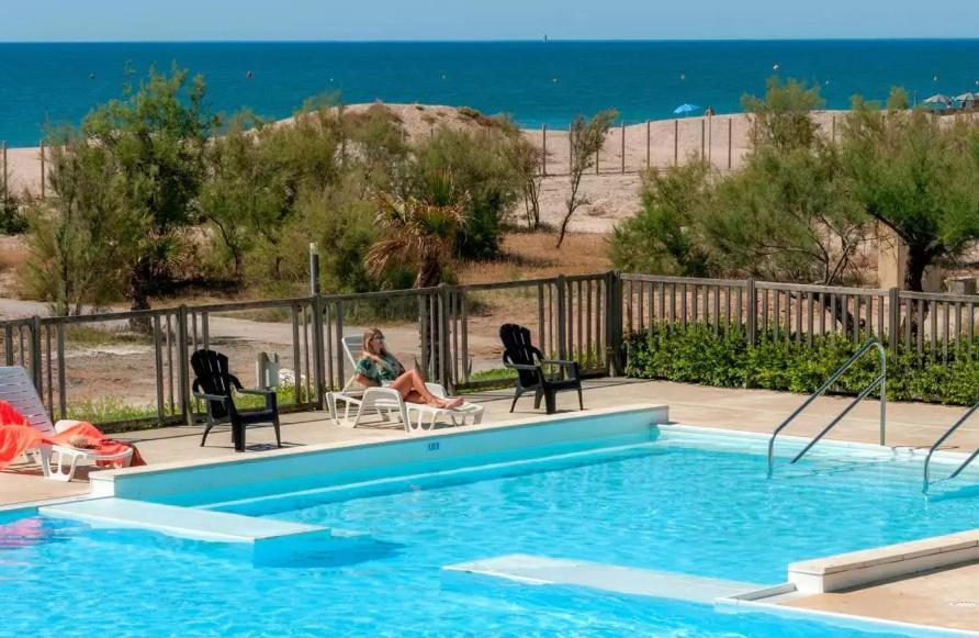 Les Pieds Dans L'Eau A Palavas ! Mer A 50 M ! Mhome 6 Pers Climatise T Confort Camping 4 Etoiles Exterior photo